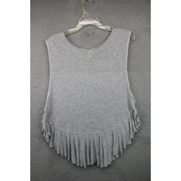 We the Free Women's Open Side Tank Top-Size Large-Rayon-Gray - Picture 7 of 9
